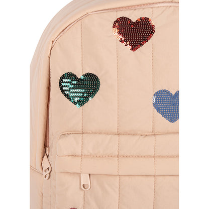 Konges Sløjd Juno Midi ryggsäck med paljettmotiv, Cameo Rose