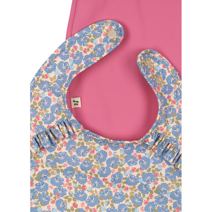 Konges Sløjd Konges Sløjd haklapp med volanger, 2-pack – Fleur rosier/Chateau rose