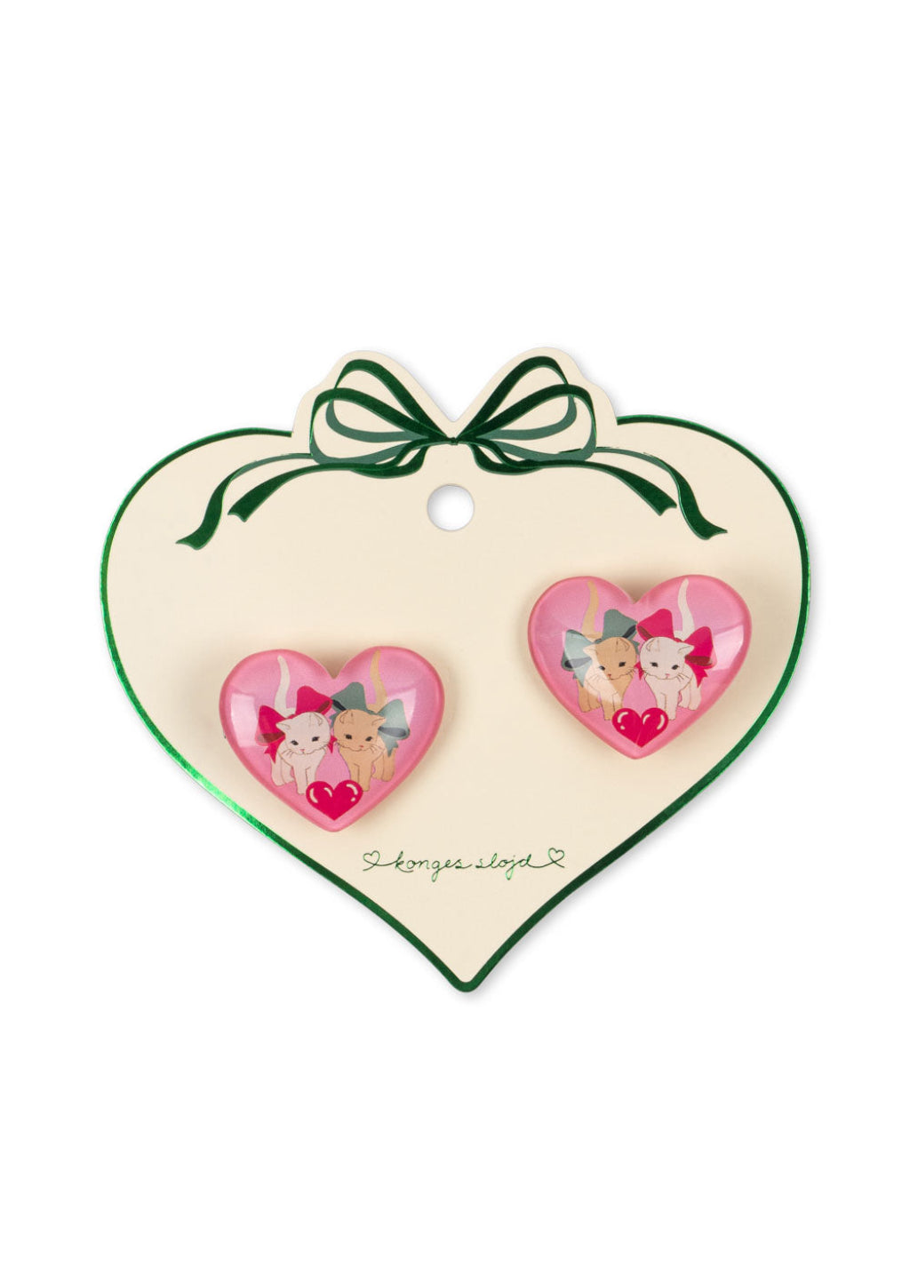 Konges Sløjd Vilma hårspänne 2-pack, Bow Kitty