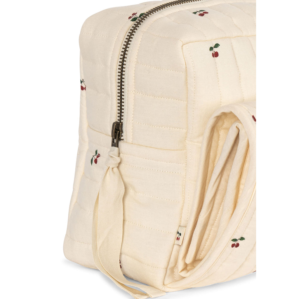 Konges Sløjd Bonnie skötväska och skötunderlägg i ett, Cherry