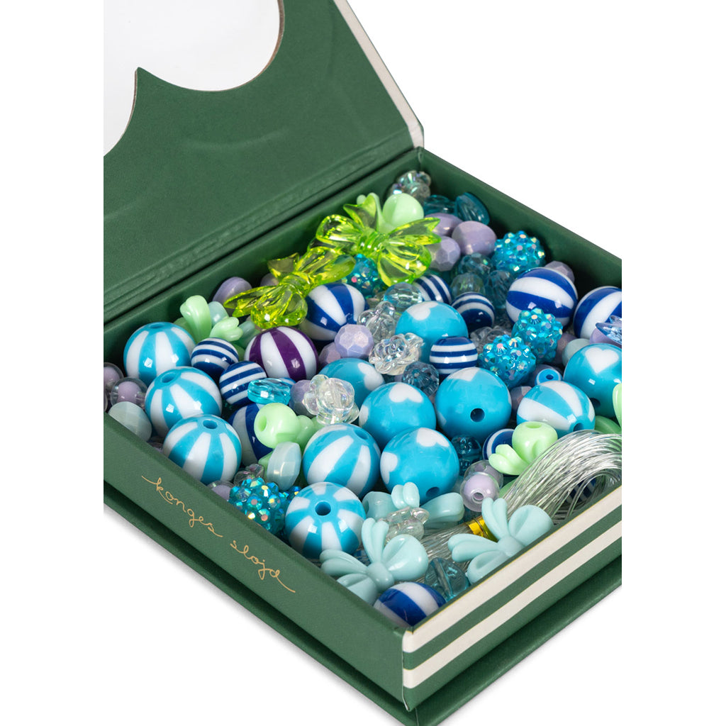 Konges Sløjd Pärllåda, Box of pearls - Blå