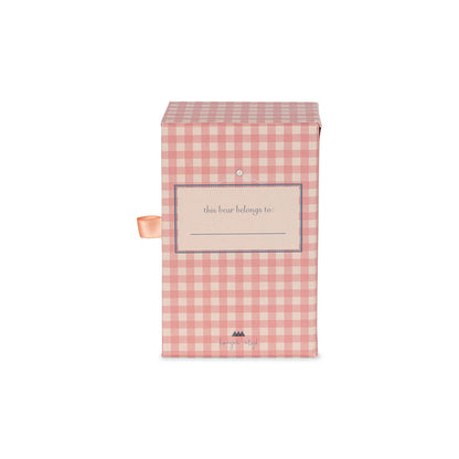 Konges Sløjd miniatyrnalle i ask, Elise Tiny Teddy