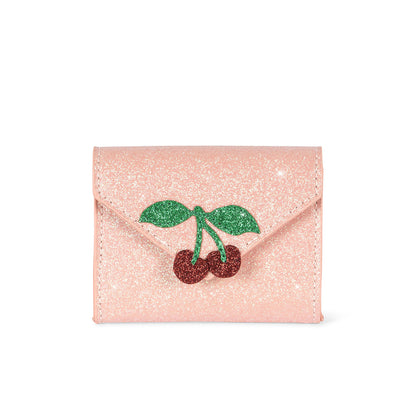 Konges Sløjd Love letter pung til børn, pink glitter