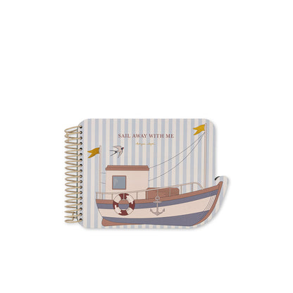 Konges sløjd målarbok, måla med vattenpenna - Rock my boat