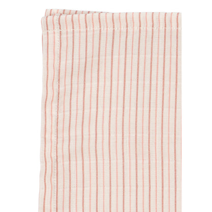 Konges Sløjd tygblöjor, ekologisk muslin, 3-pack - Stripe Petite Rose