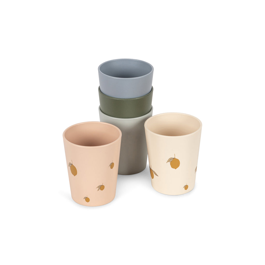 Konges Sløjd koppar, 5-pack – Lemon mix