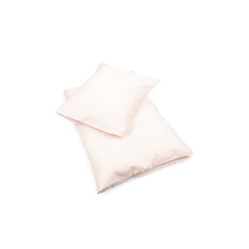 Konges Sløjd sängkläder för vuxna, ekologisk GOTS - Stripe Petite Rose