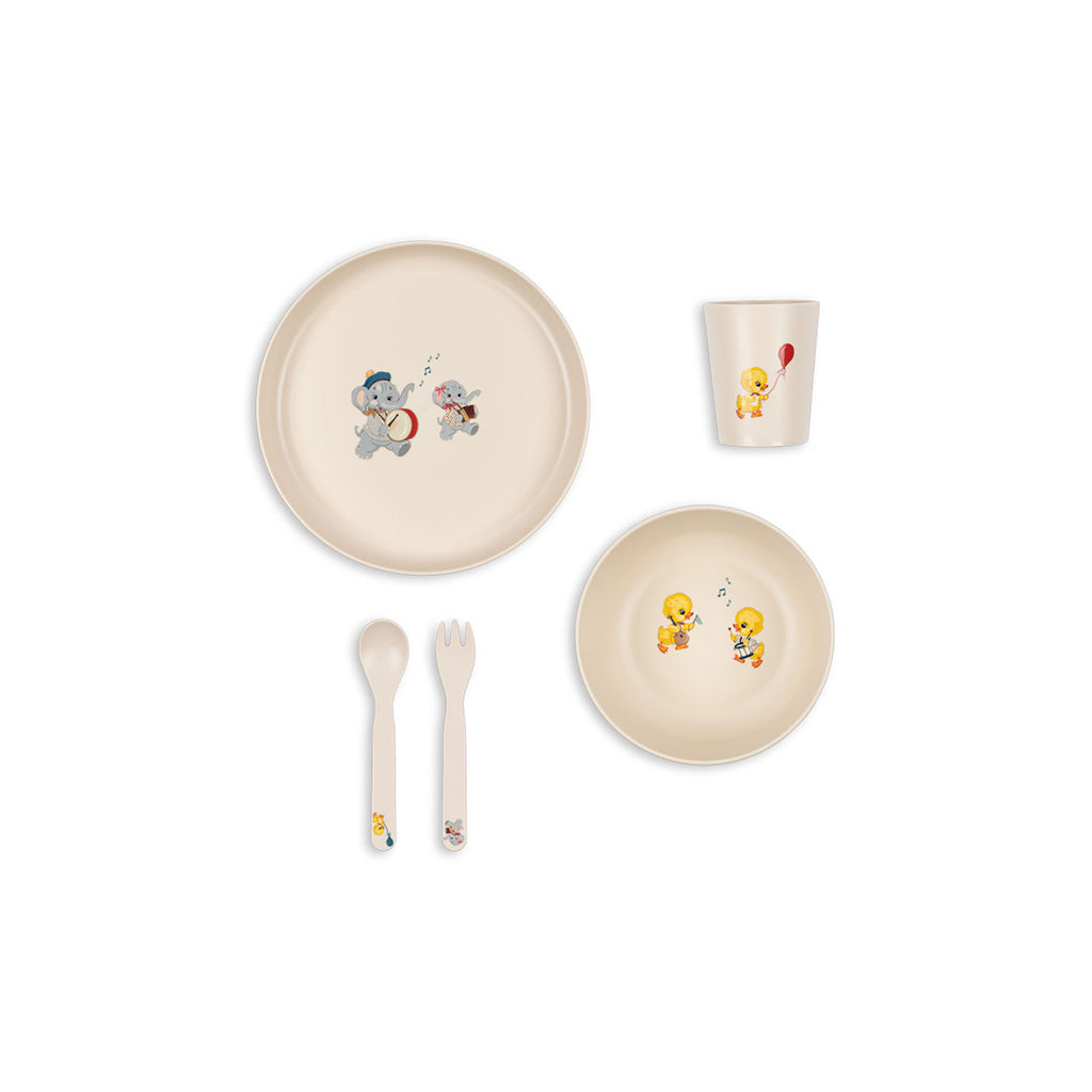 Konges Sløjd Dinner set, 5 dele - Music parade