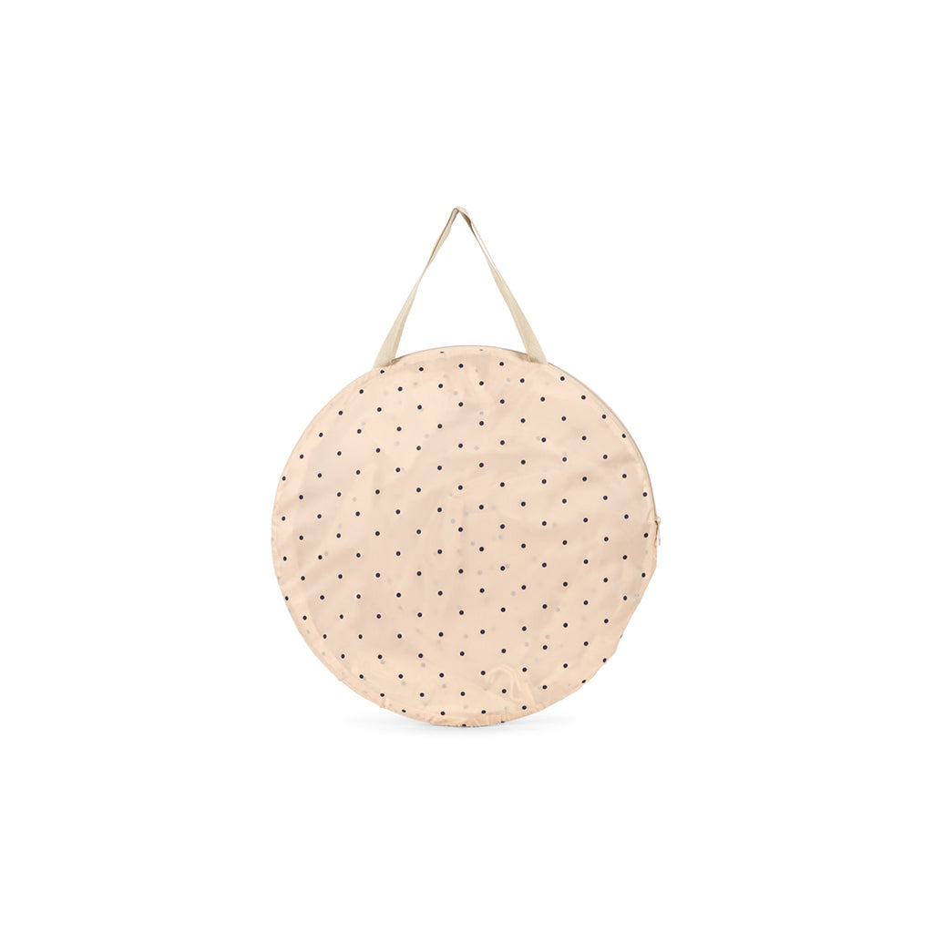 Konges Sløjd, mini pop-up strandtält, UV 50+ - Navy dot