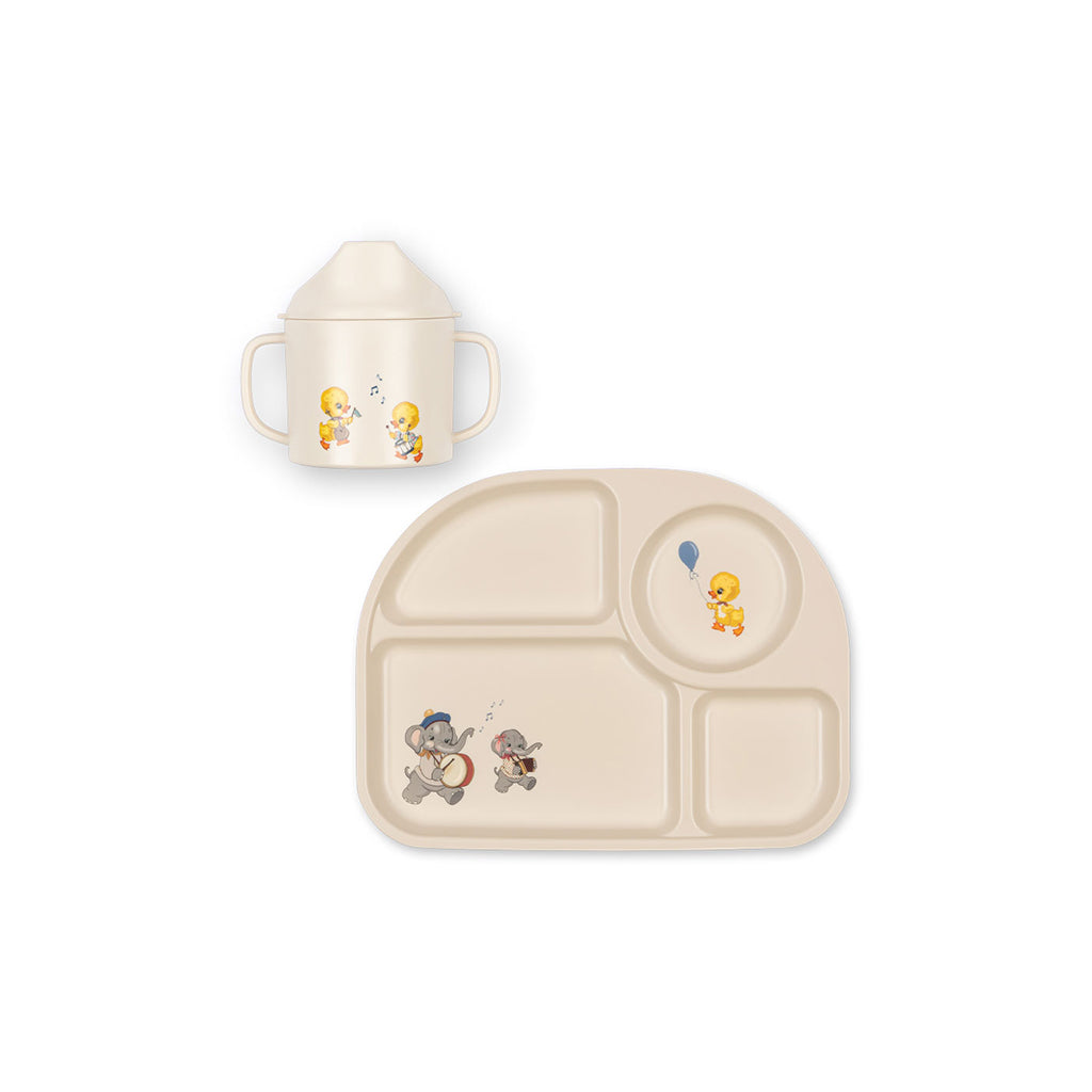 Konges Sløjd barnservis, My first dinner set – Music parade