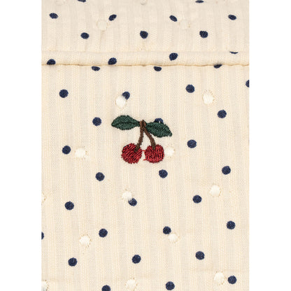 Konges Sløjd quiltad necessär, big, Seersucker - Estate Dot