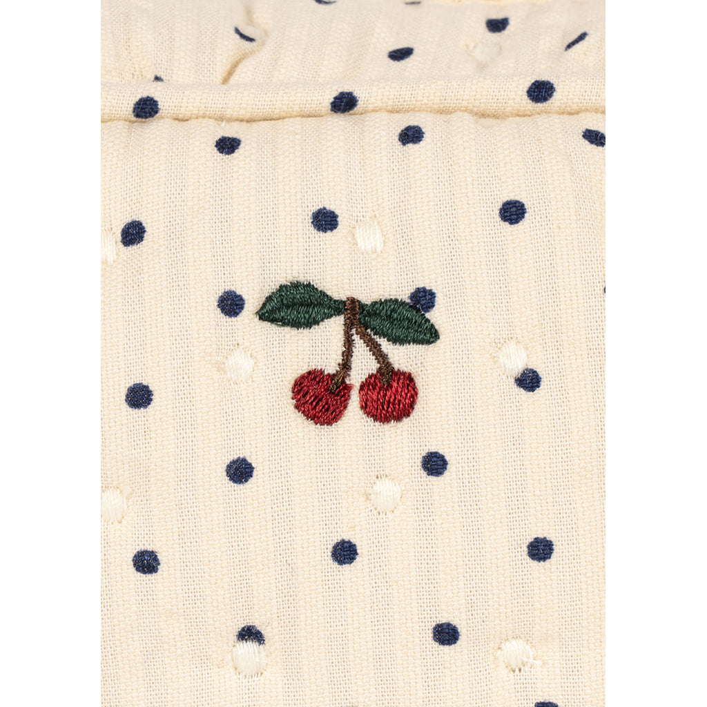 Konges Sløjd quiltad toalettväska, small, Seersucker - Estate Dot