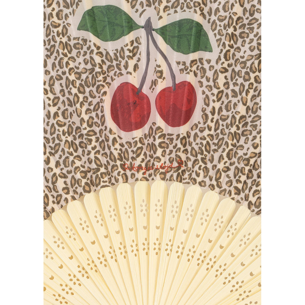Konges Sløjd solfjäder i bambu, Leo Brown