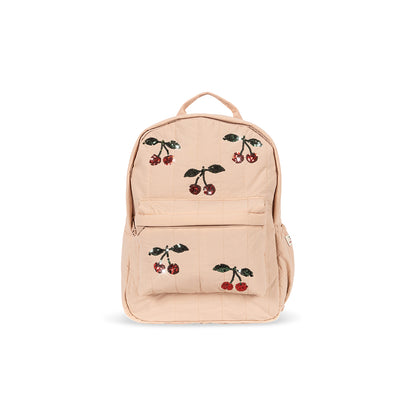 Konges Sløjd Juno ryggsäck med paljetter, Cameo rose