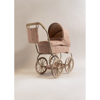 Konges Sløjd Minnie Dockvagn med väska – Cherry blush