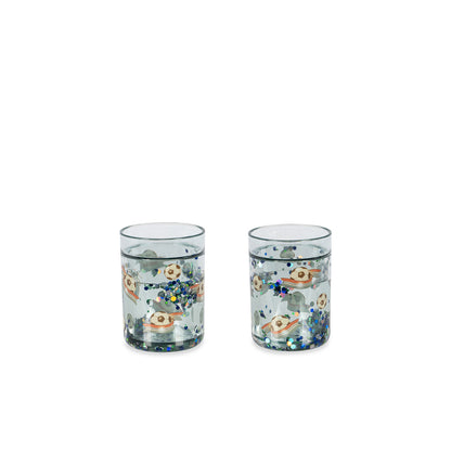 Konges Sløjd 2-pak glitter kopper, Off-white/Kick it