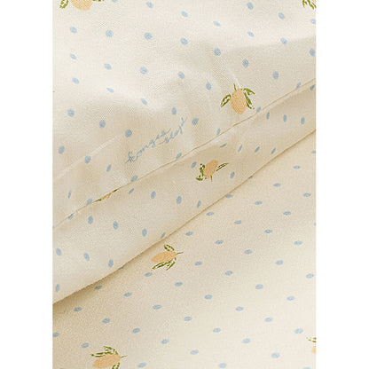 Konges Sløjd babyssängkläder, GOTS - Lemon dot