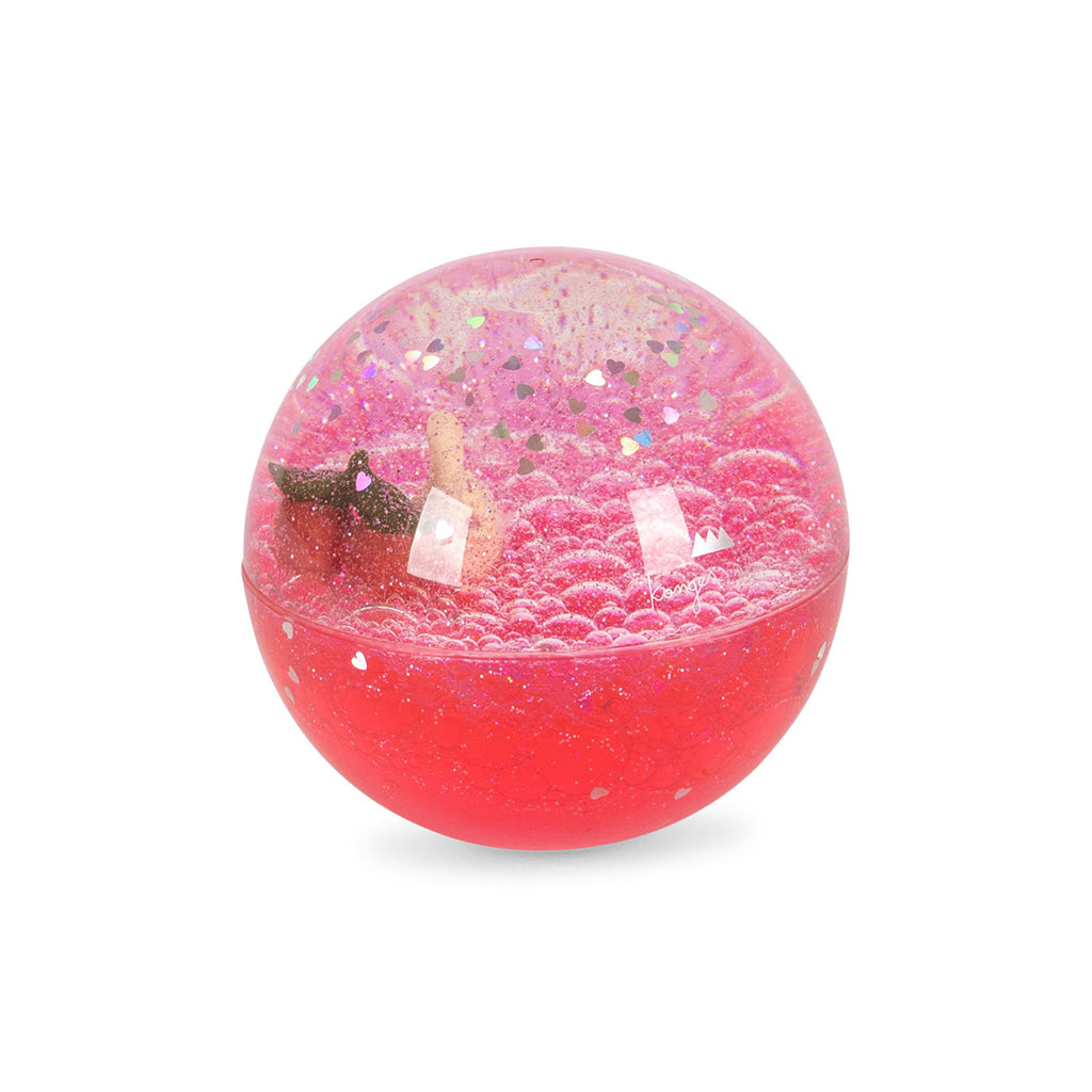 Konges Sløjd boll, glittervattenboll – Cherry