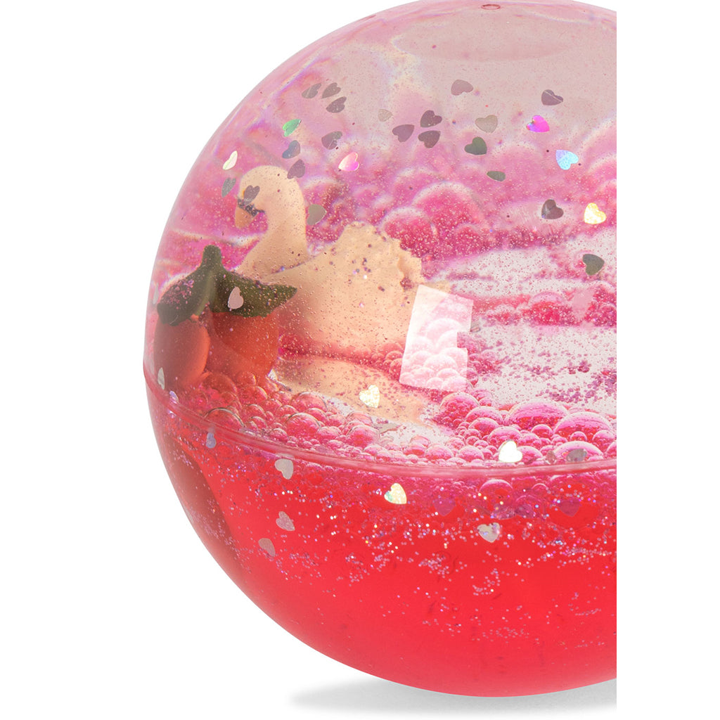Konges Sløjd boll, glittervattenboll – Cherry