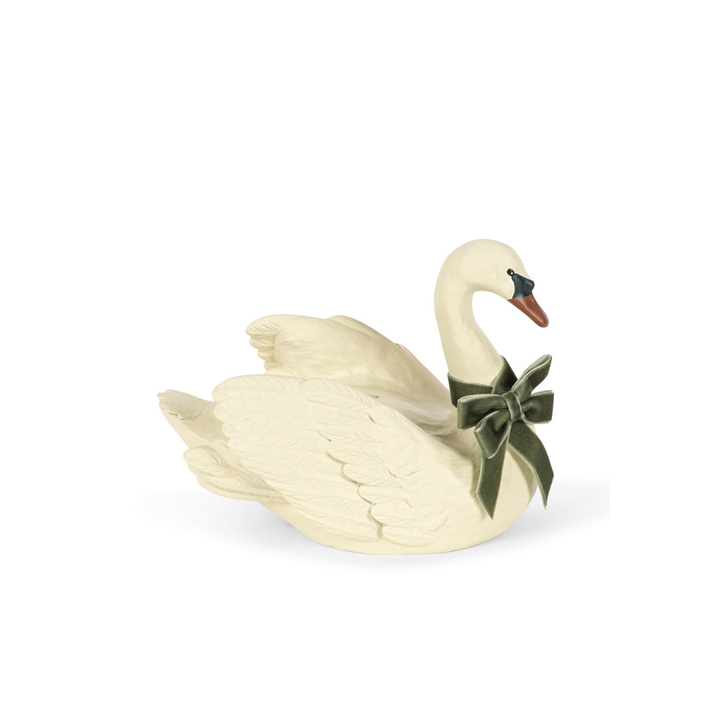 Konges sløjd Sparbössa i polyresin, Swan