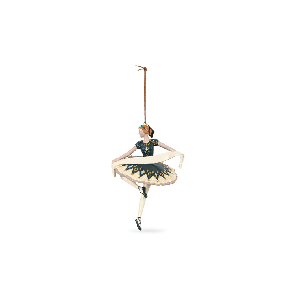 Konges Sløjd julepynt, ornament 2026 - Christmas harlekin ballerina