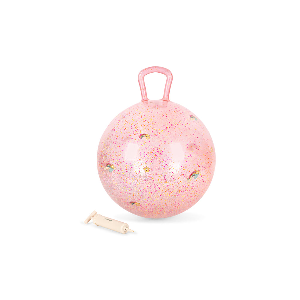 Konges Sløjd Glitter hoppebold, Rainbow