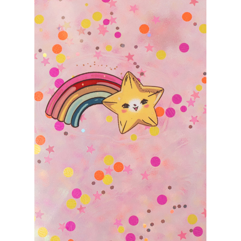 Konges Sløjd glitter-hoppboll, Rainbow