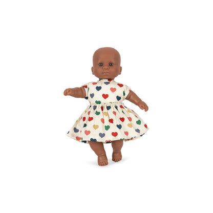 Konges Sløjd mini dukke, Coeur colore