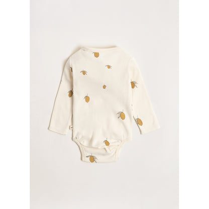 Konges Sløjd body, Newborn, Lemon – Storlek 0–6 mån.