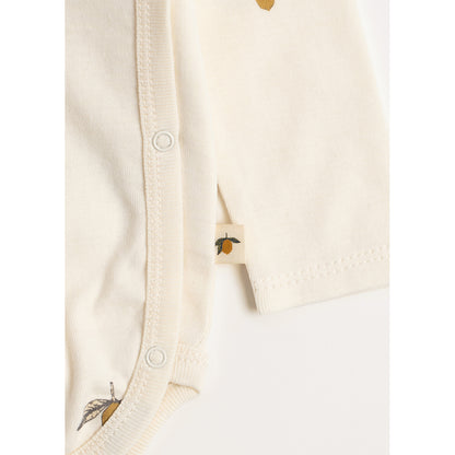 Konges Sløjd body, Newborn, Lemon – Storlek 0–6 mån.