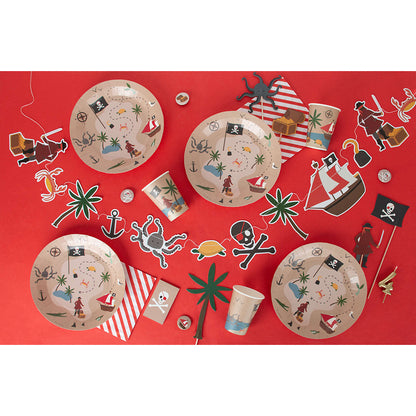 My Little Day papptallrikar, 8 st. Pirat