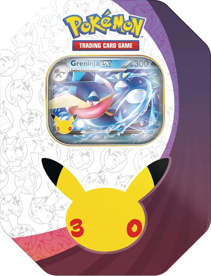 Pokémon – 30-årsjubileum – plåtburk