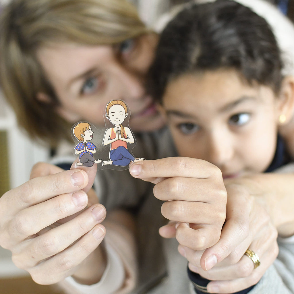 Poppik klistremosaik i papper, Lärande affisch med 48 klistermärken – Kroppen