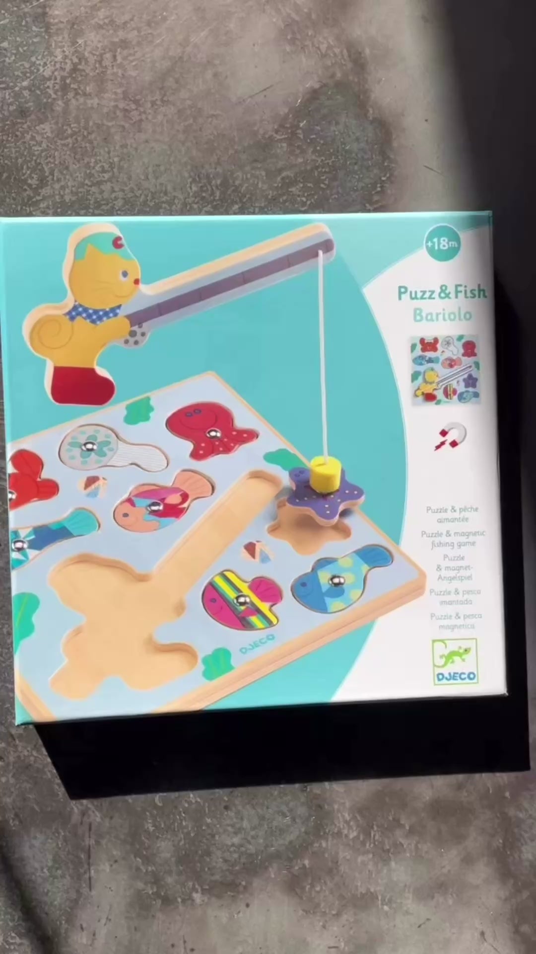 Djeco Fiskespil, Puzz & Fish - Fiskerkat