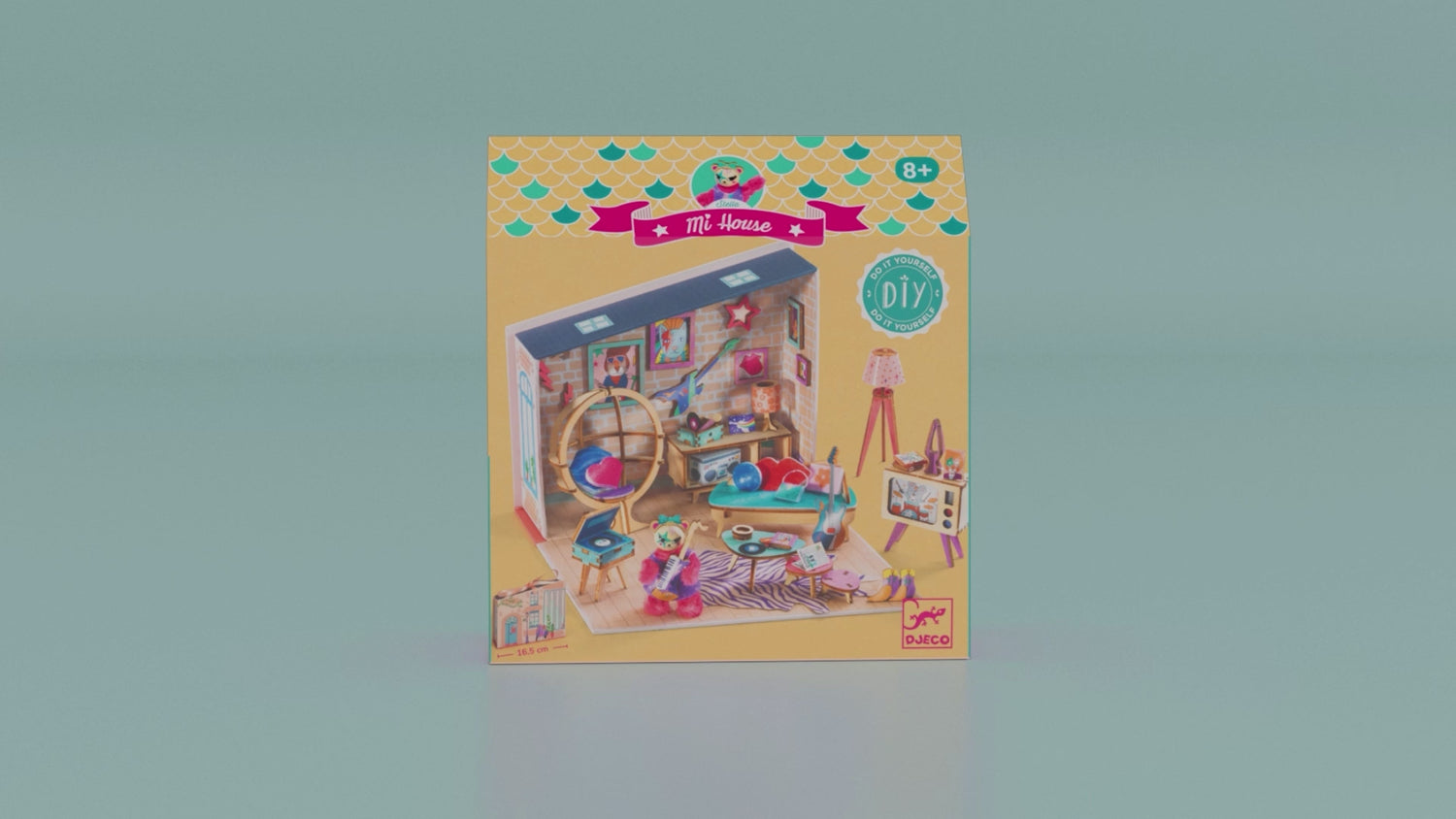 Djeco Mi House, DIY, miniatyr dockhus - Stella