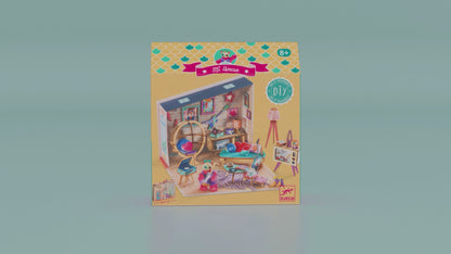 Djeco Mi House, DIY, miniatyr dockhus - Stella