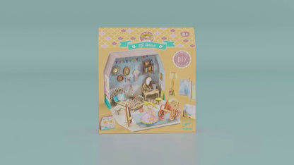 Djeco Mi House, DIY, miniatyr dockhus - Alba