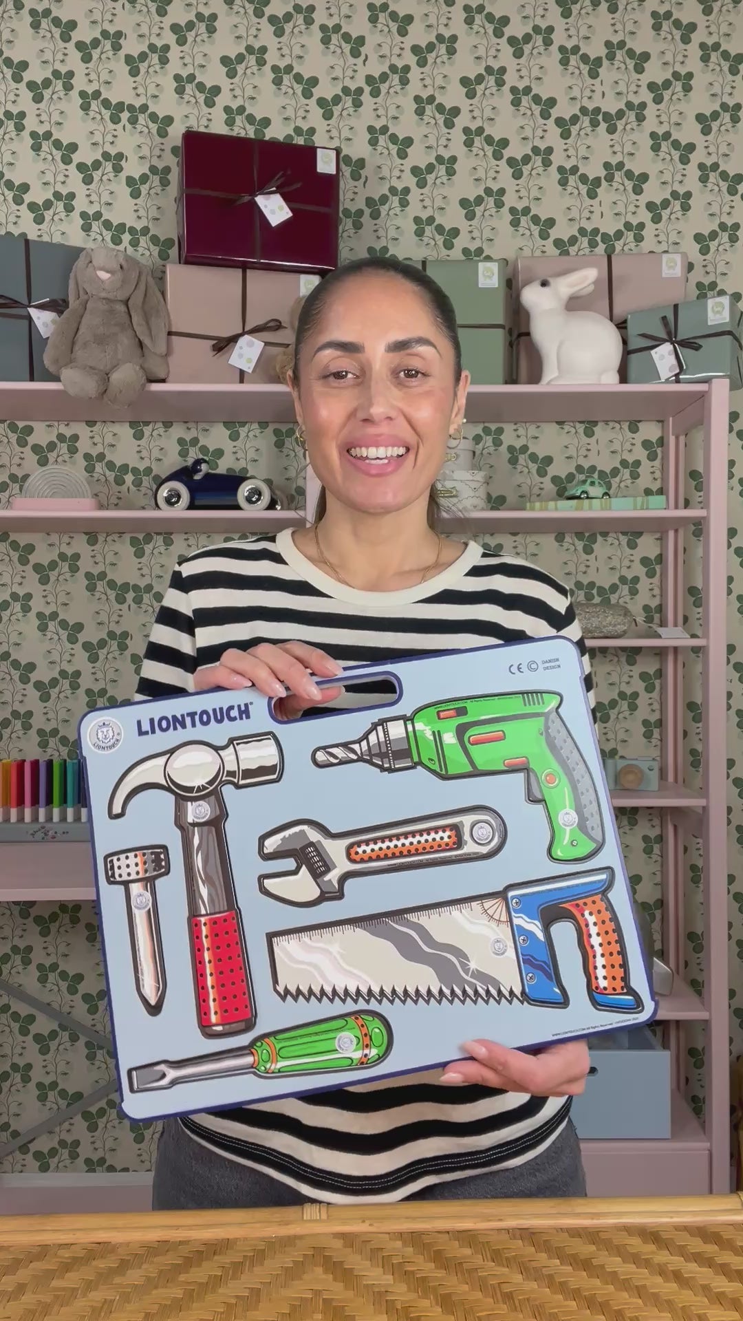 Liontouch værktøjssæt i skum, 5 dele