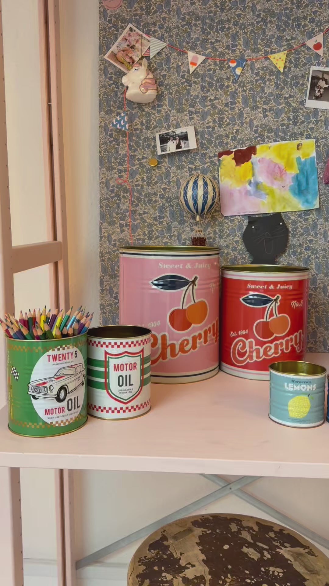 Rex London Mini, metaldosor för förvaring, set med 2 st – Lemons and Harissa