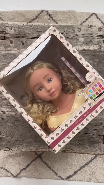 Konges Sløjd Lilli makeup hoved salon m. tilbehør