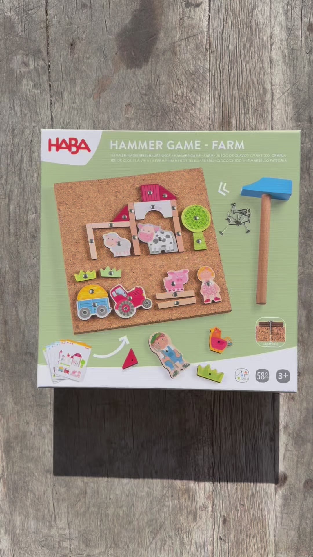 Haba Hammermosaik med nubb, Bondegård