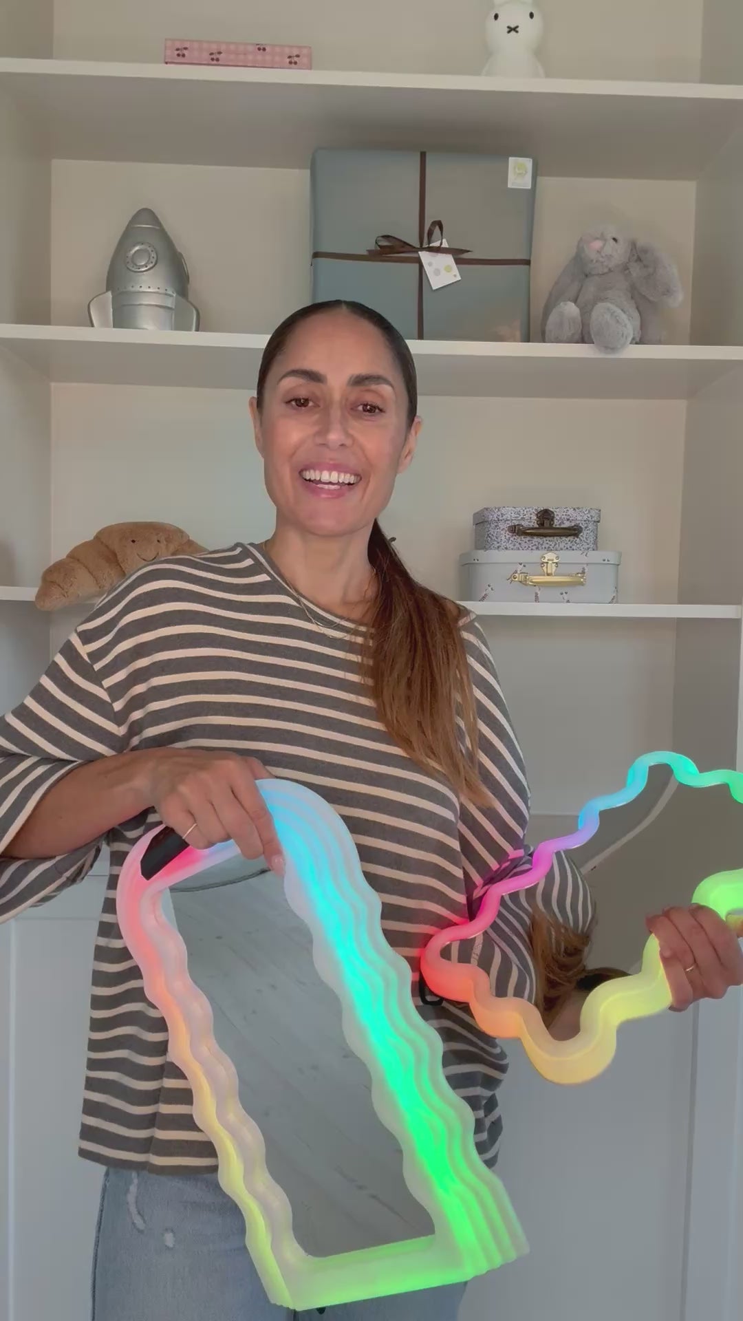 Lalarma Magisk lysende spejl, Magic Glow mirrow - Large