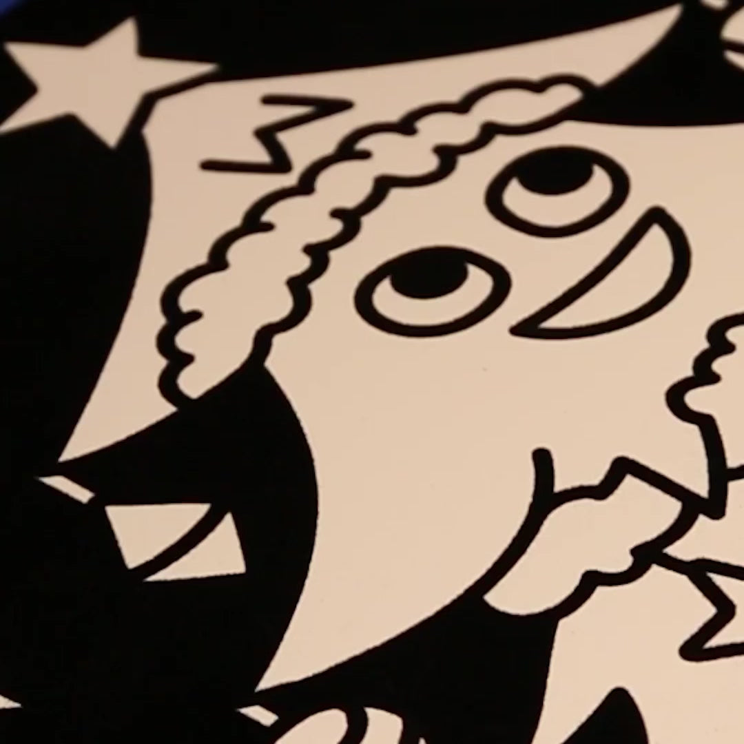 Omy målarbok, motiv i velour - Ho, Ho, Ho