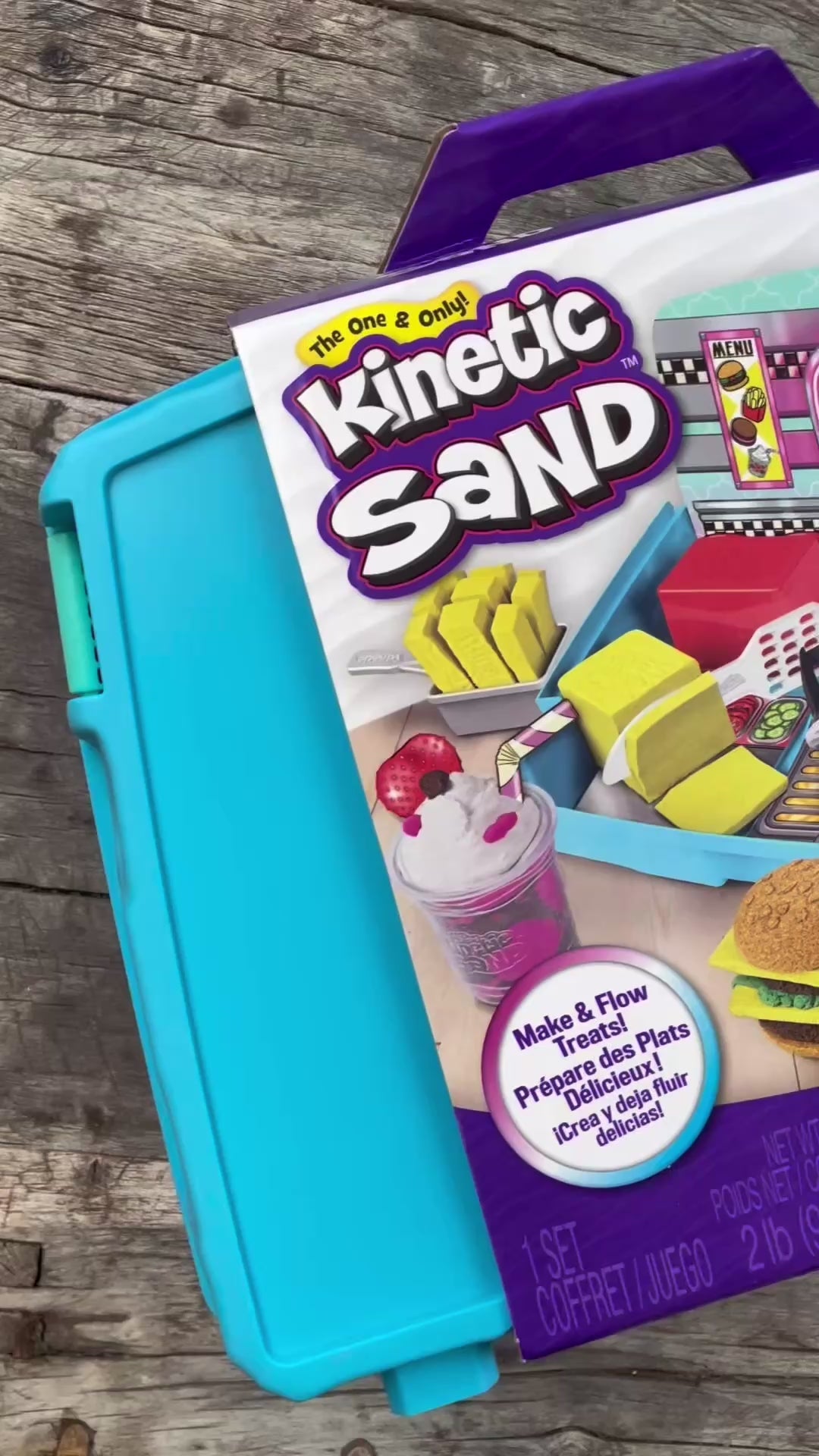 Kinetic Sand Diner Folding Sandbox