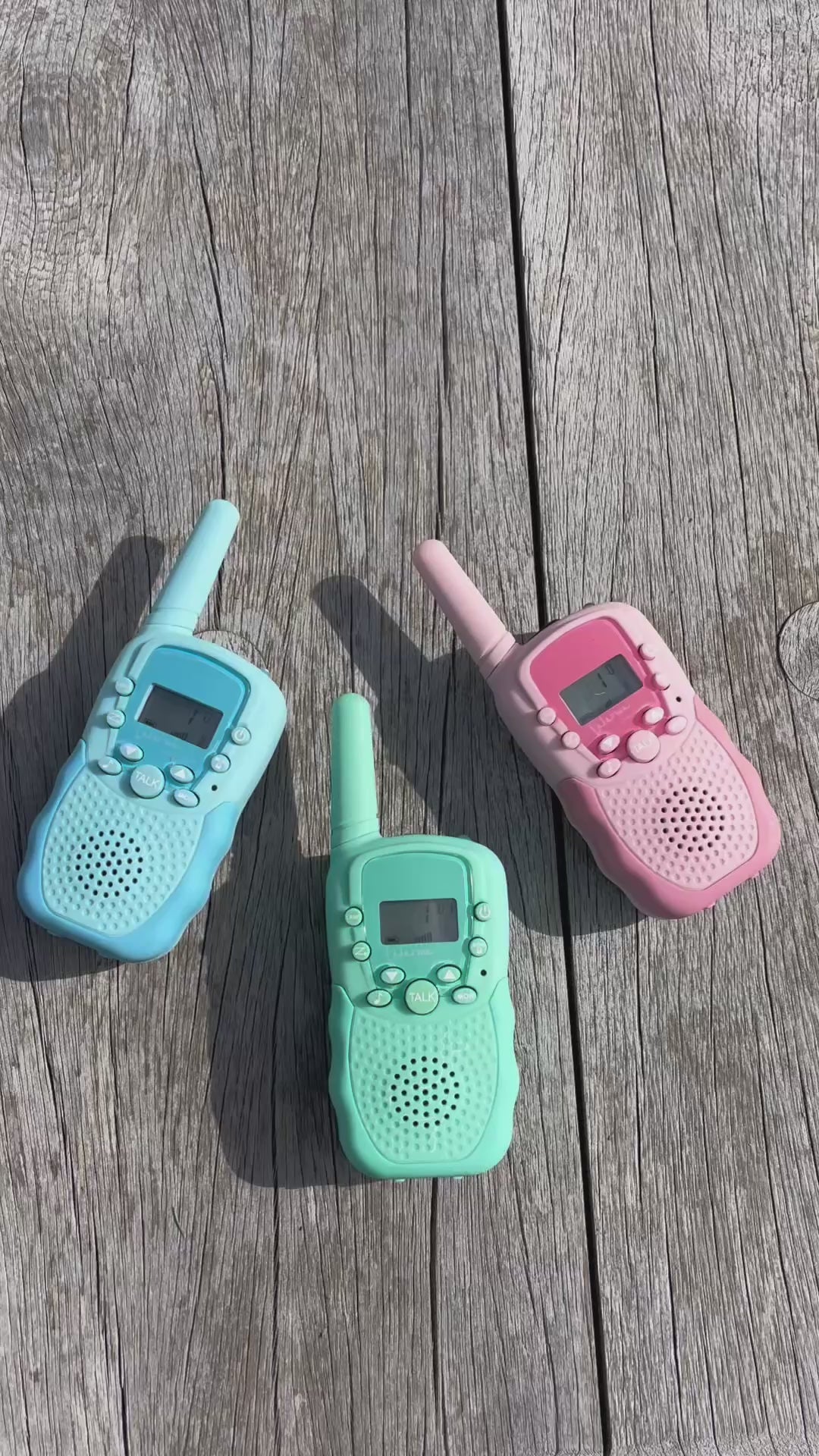 Lalarma walkie talkie til børn