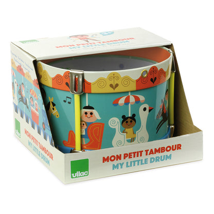 Vilac trumma i metall, Ingela Arrhenius