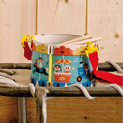 Vilac trumma i metall, Ingela Arrhenius