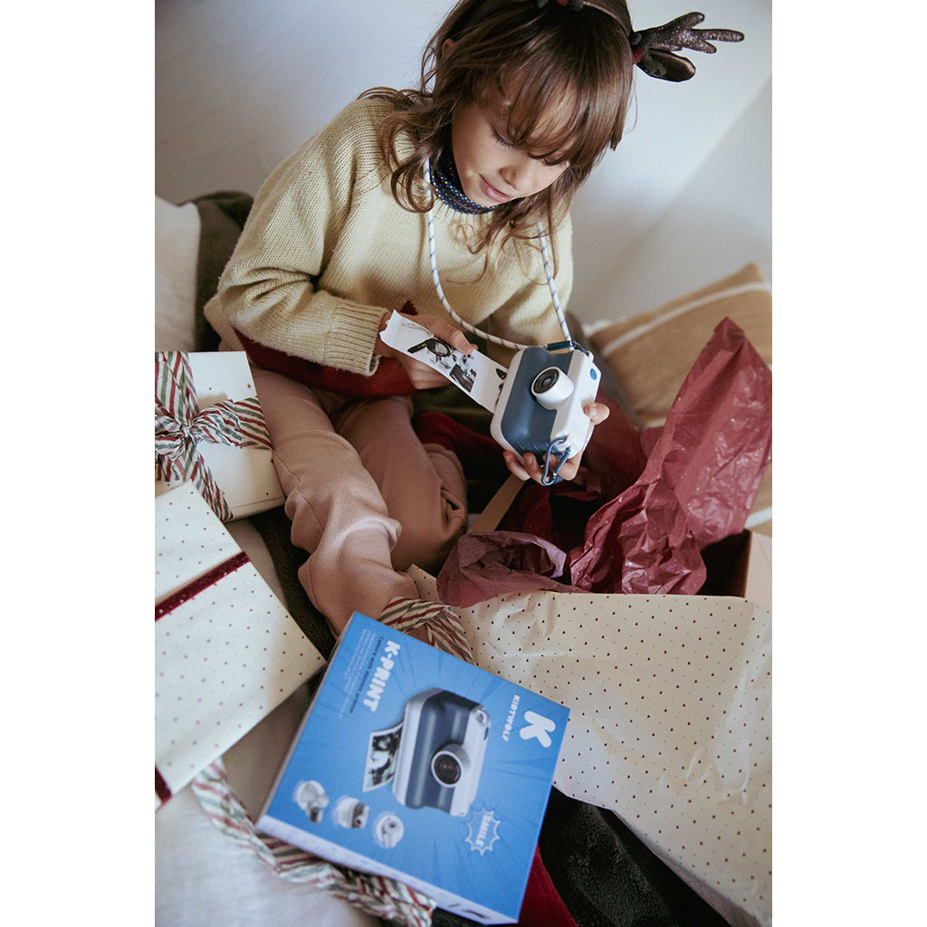 Kidywolf Instant Print Kamera för Barn, Blå