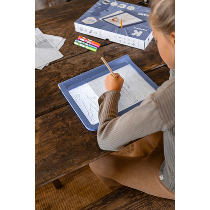 KidyDraw ritplatta med ljus, Manga