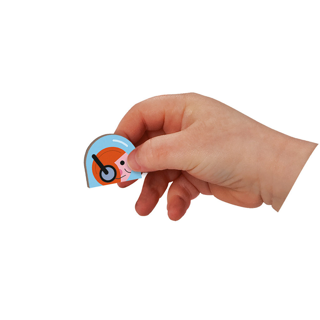 Janod magnetbok, 50 magneter – Racerbilar